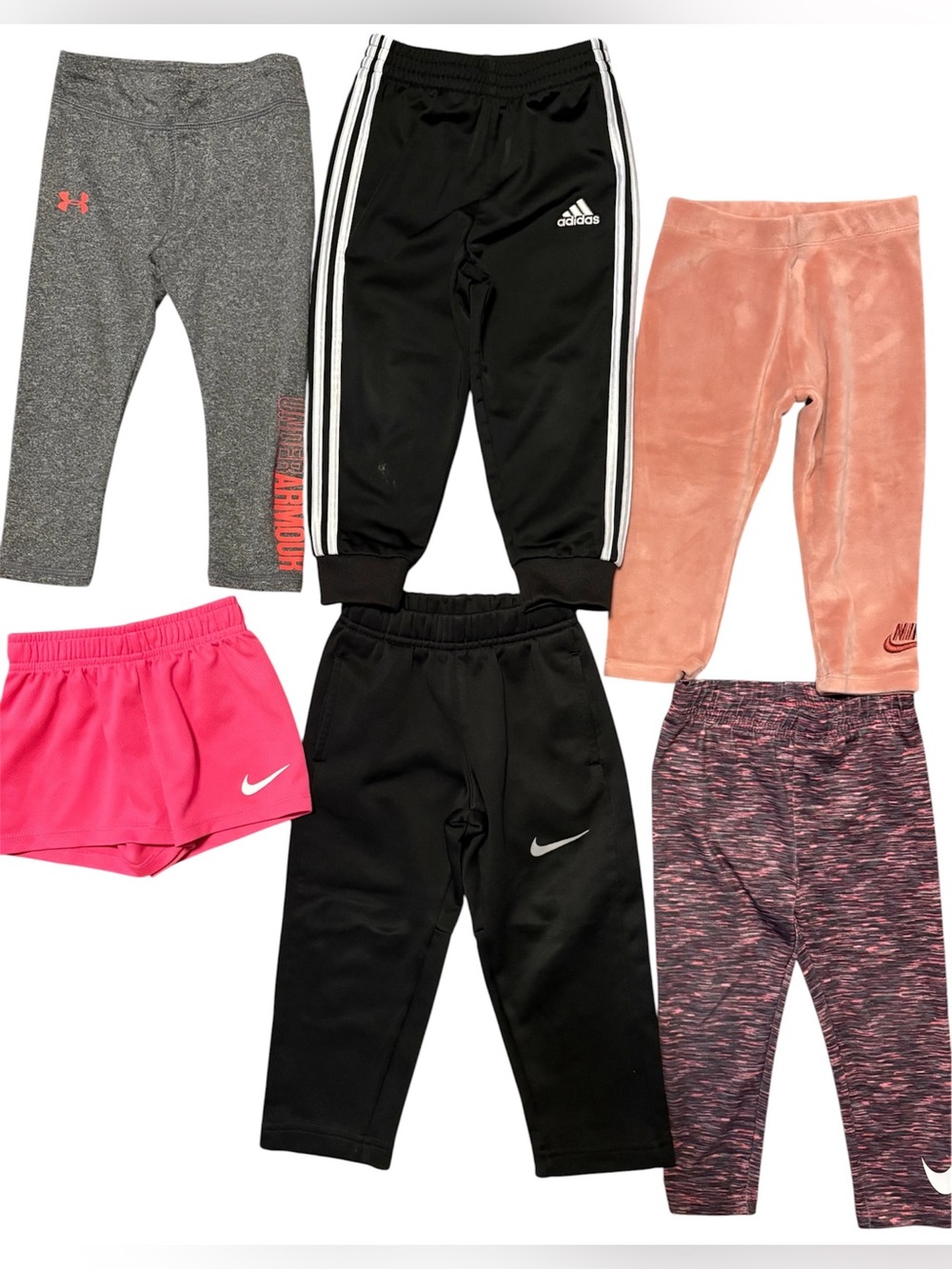 Nike Girls Peach Plush Leggings — Soft Pink Peach Tone